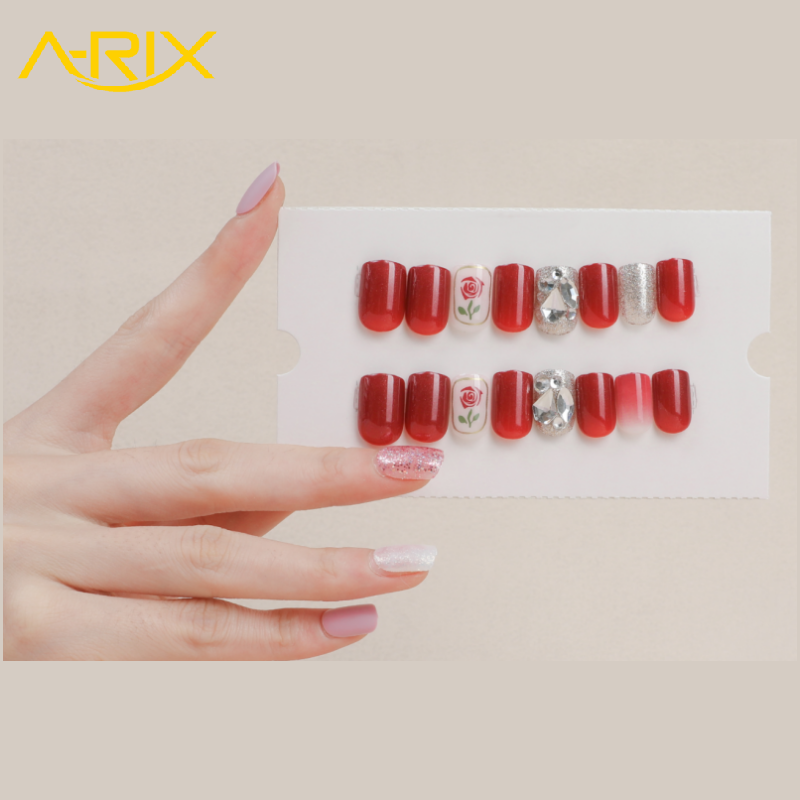 Hand-made-press-on-nail-24-pcs-rose.webp